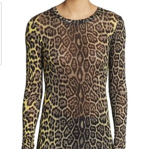 Bcbg Agda leopard top
